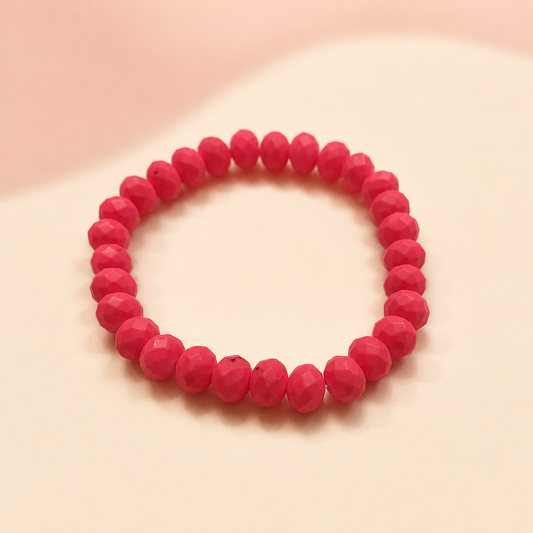 Raspberry Crush – Handmade Bracelet – itsbypippa